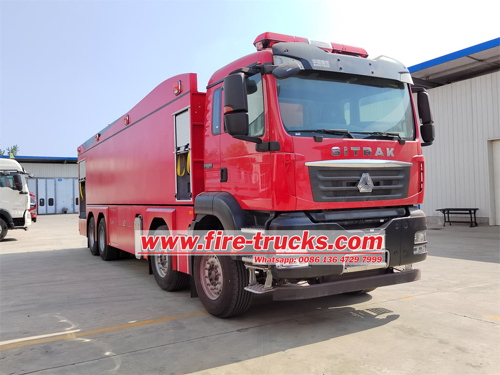 HOWO 8×4 fire truck