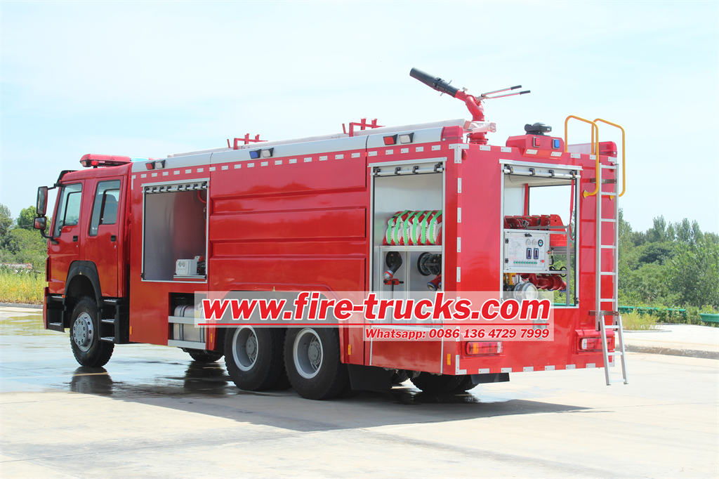 HOWO foam firefighting trucks for sale