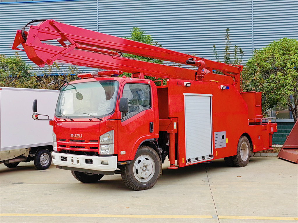 Isuzu Fire truck with bucket