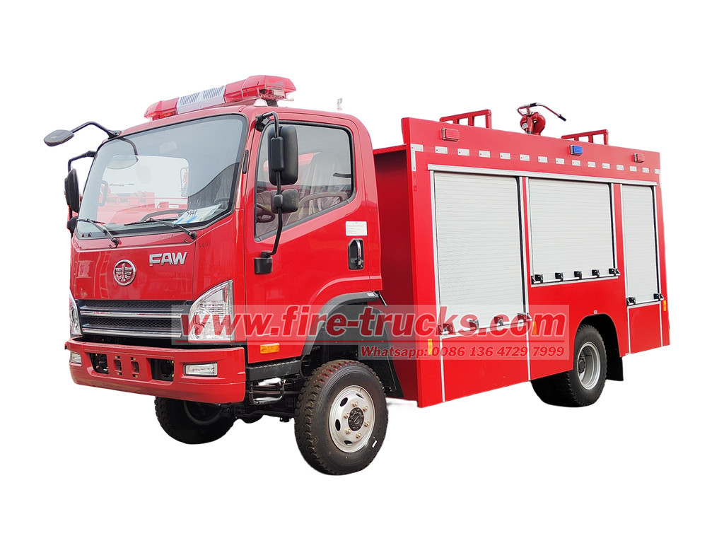 FAW 4WD firefighting truck for sale