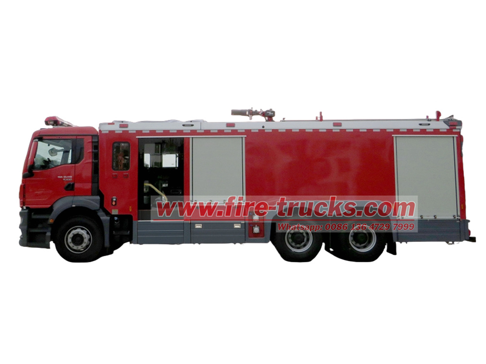 Man 6x4 CAFS fire fighting truck