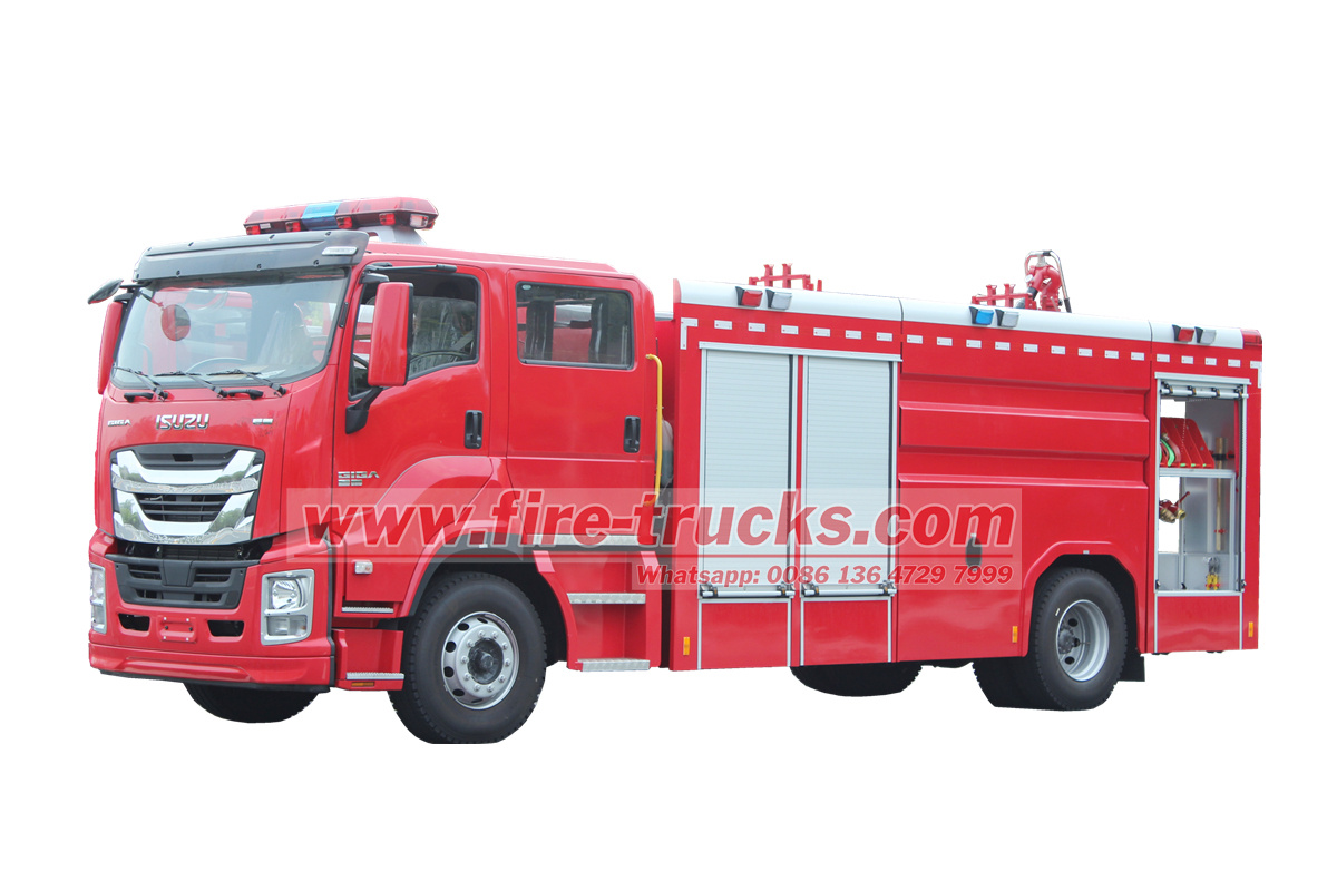 Philippine Isuzu police water fire truck