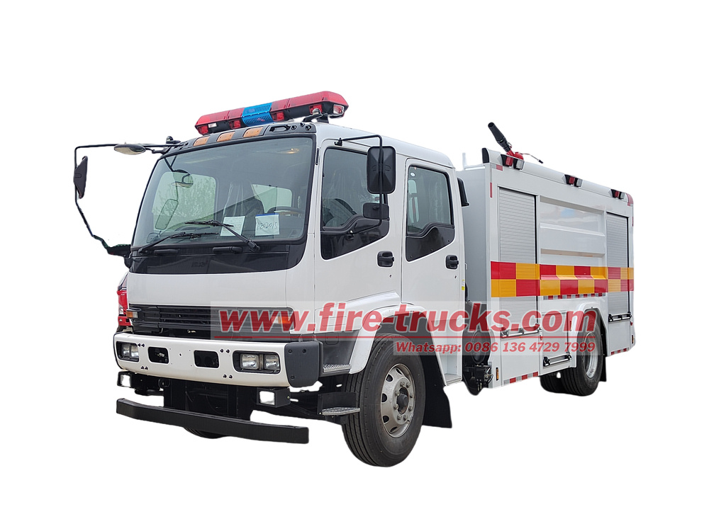 Saudi Arabia Isuzu FVR foam fire truck