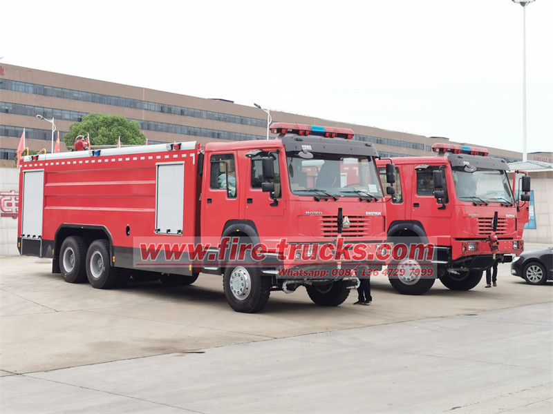 HOWO 6×6 fire engine price