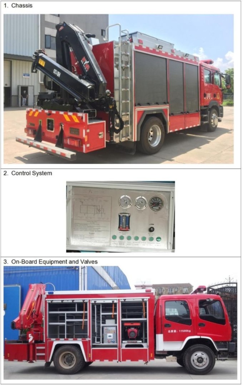 ISUZU GIGA Rescue fire truck builder