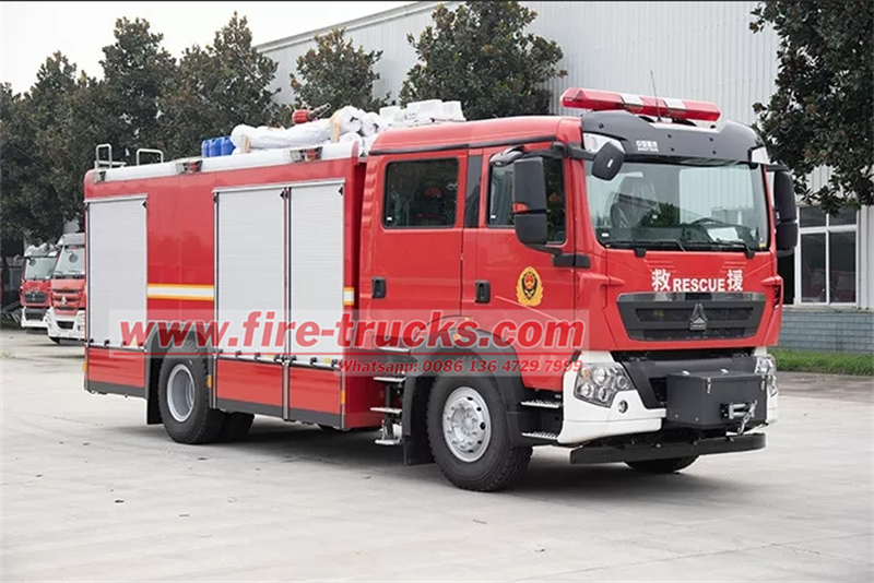 HOWO CAFS 6000L Fire Fighting Truck