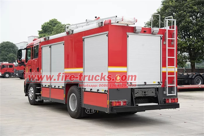 China supplier HOWO CAFS fire engine