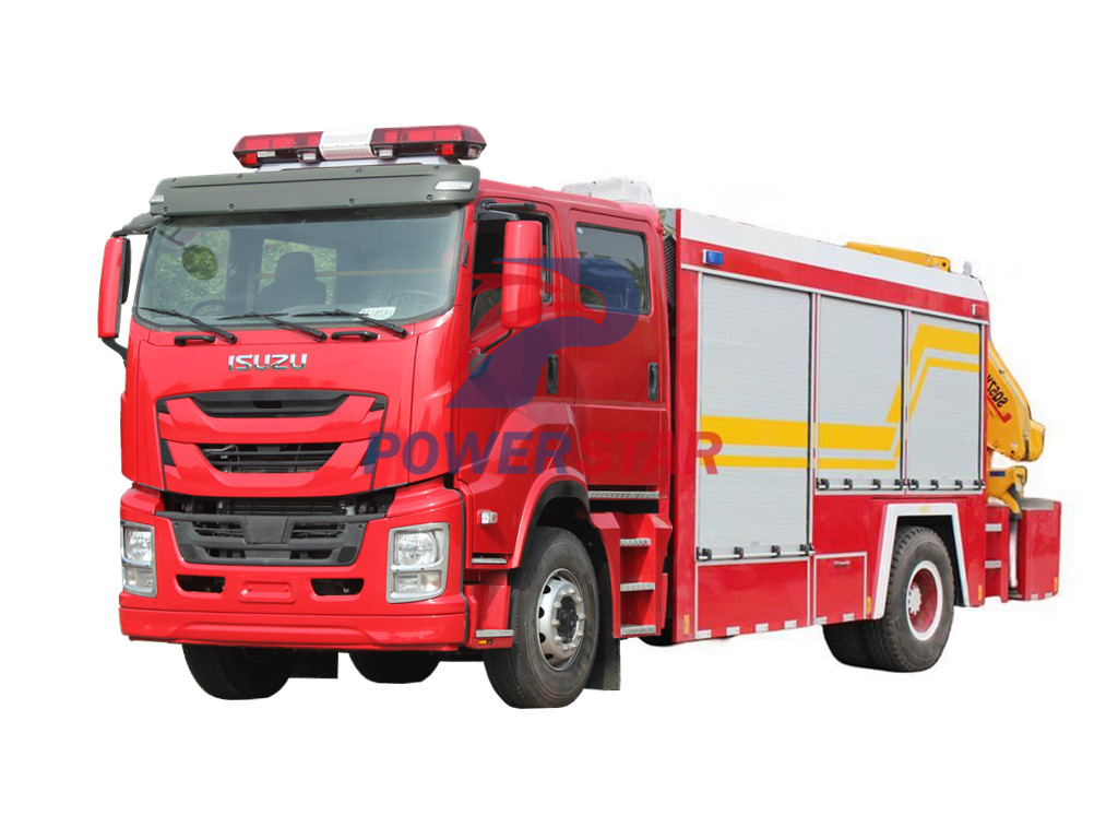ISUZU GIGA fire rescue truck builders