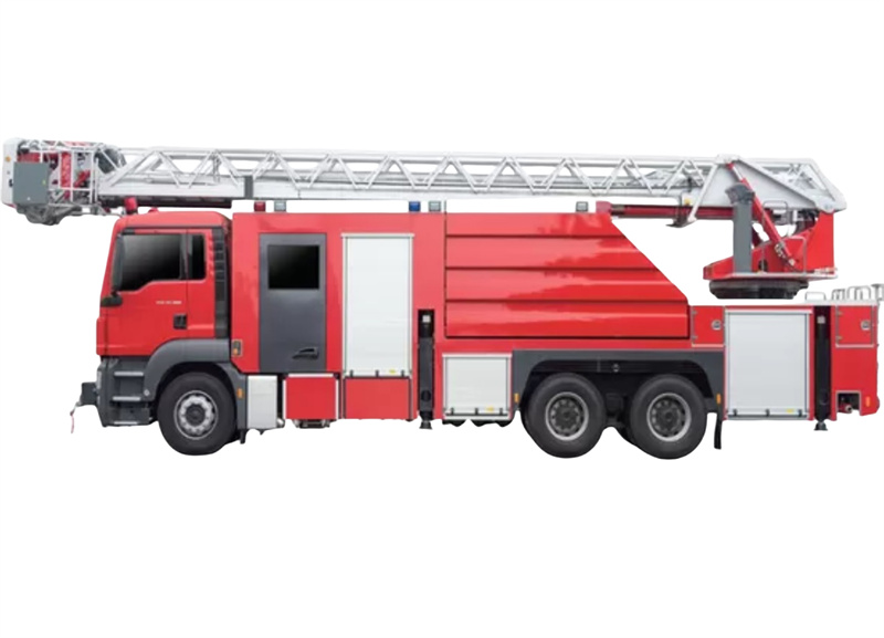 howo 32 meter aerial ladder fire fighting truck