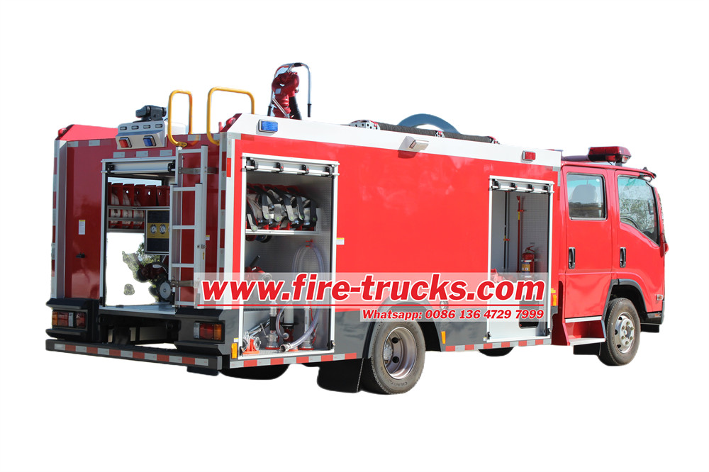Isuzu ELF police fire fighting truck