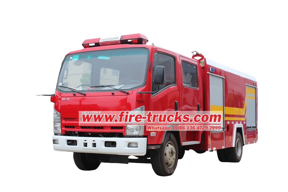 Isuzu ELF police fire fighting truck