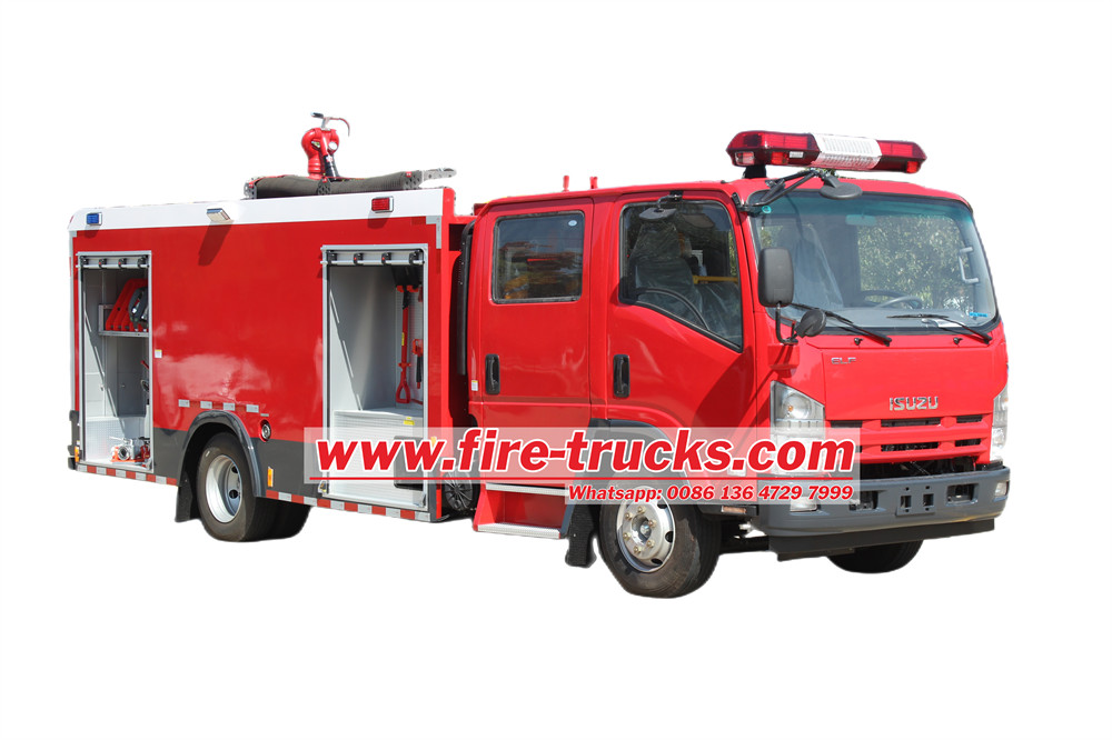 Isuzu ELF police fire fighting truck