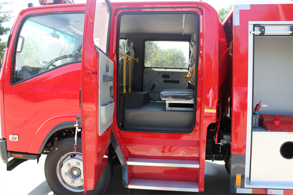 Emergency fire department truck Isuzu