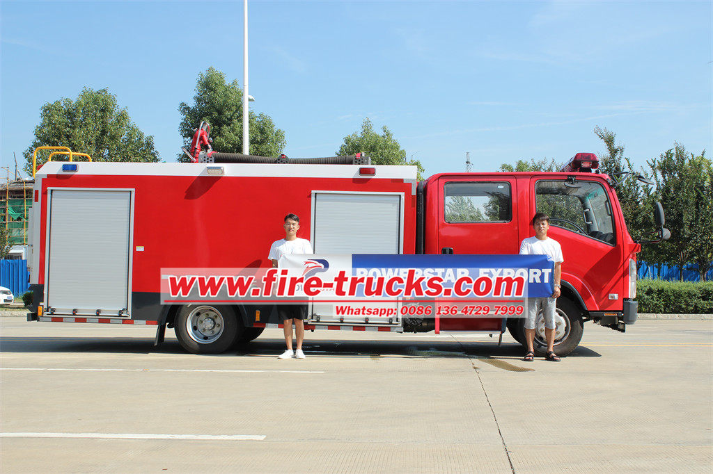 Japan Isuzu brand Emergency rescue fire truck