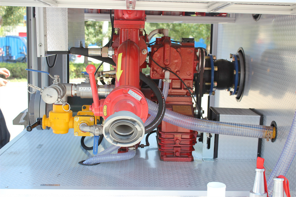 Emergency fire department truck Isuzu