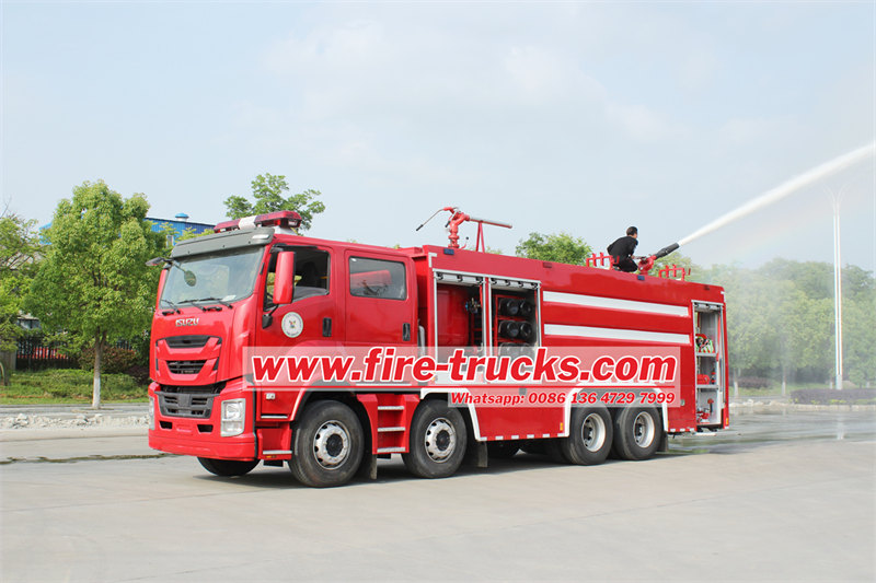 ISUZU GIGA dry powder fire truck