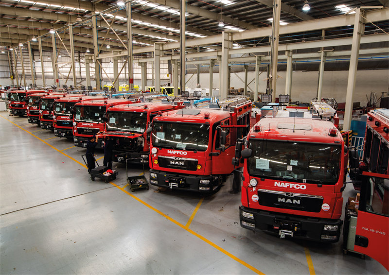 fire trucks production