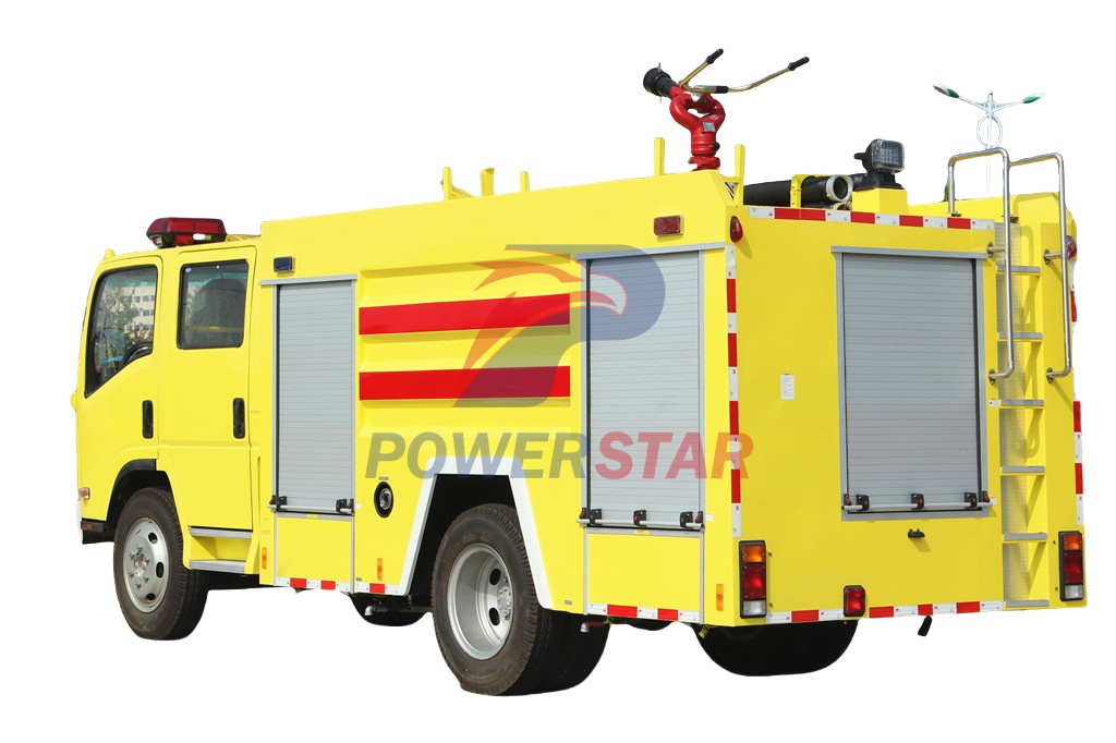 New NPR Police water foam fire truck Isuzu