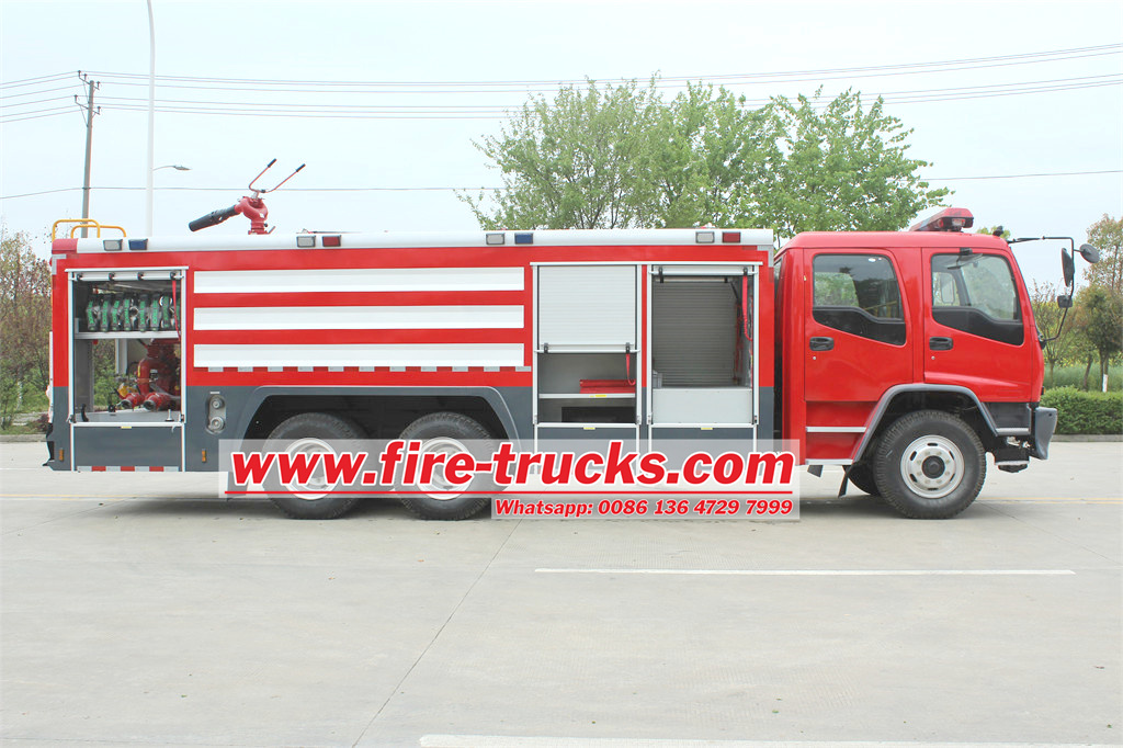 Japan Isuzu Foam Fire Fighting Vehicles