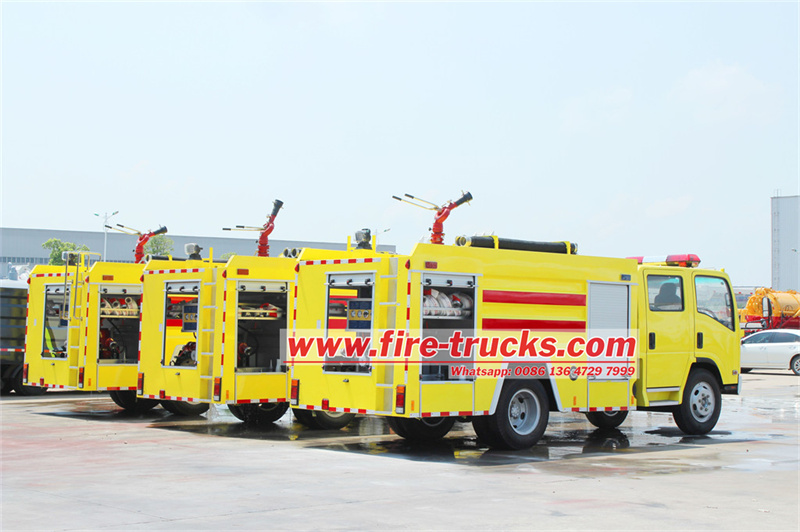 ISUZU NPR fire fighting truck