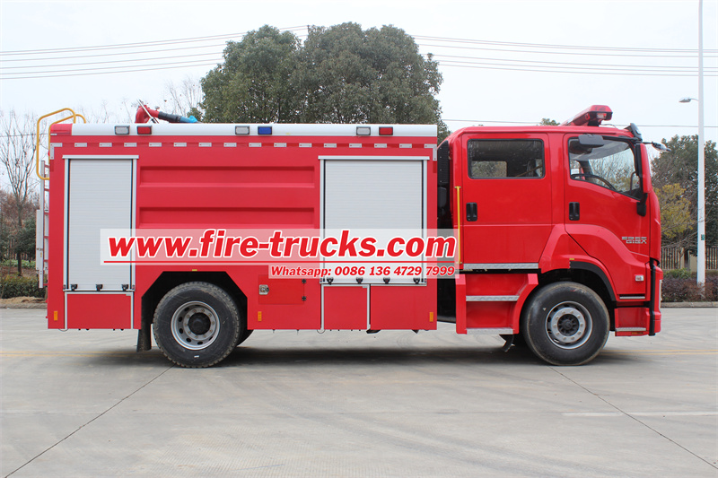 Isuzu Giga Heavy Duty 8cbm Foam Water Fire Truck