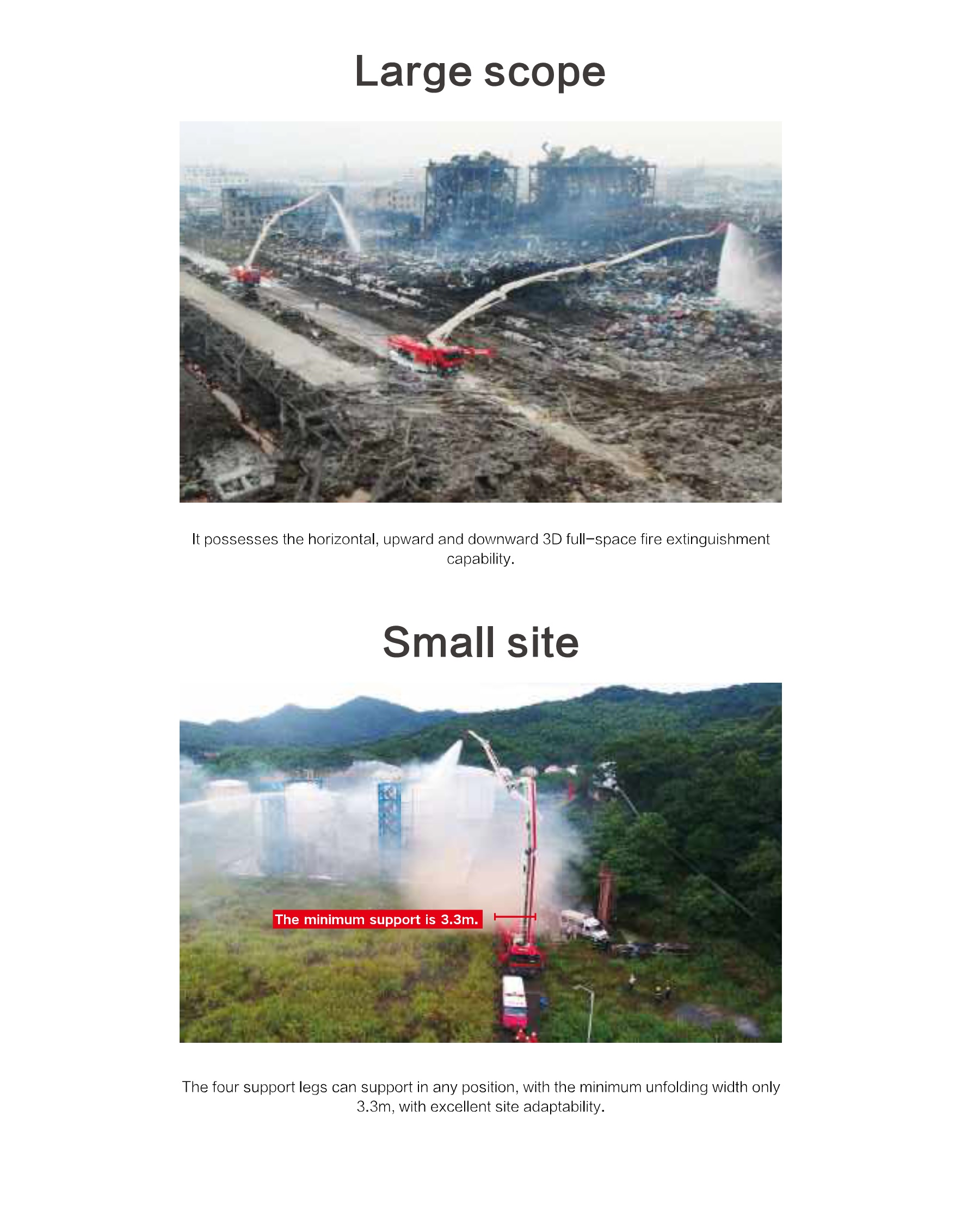 China 56m Water Tower Fire Truck Factory 