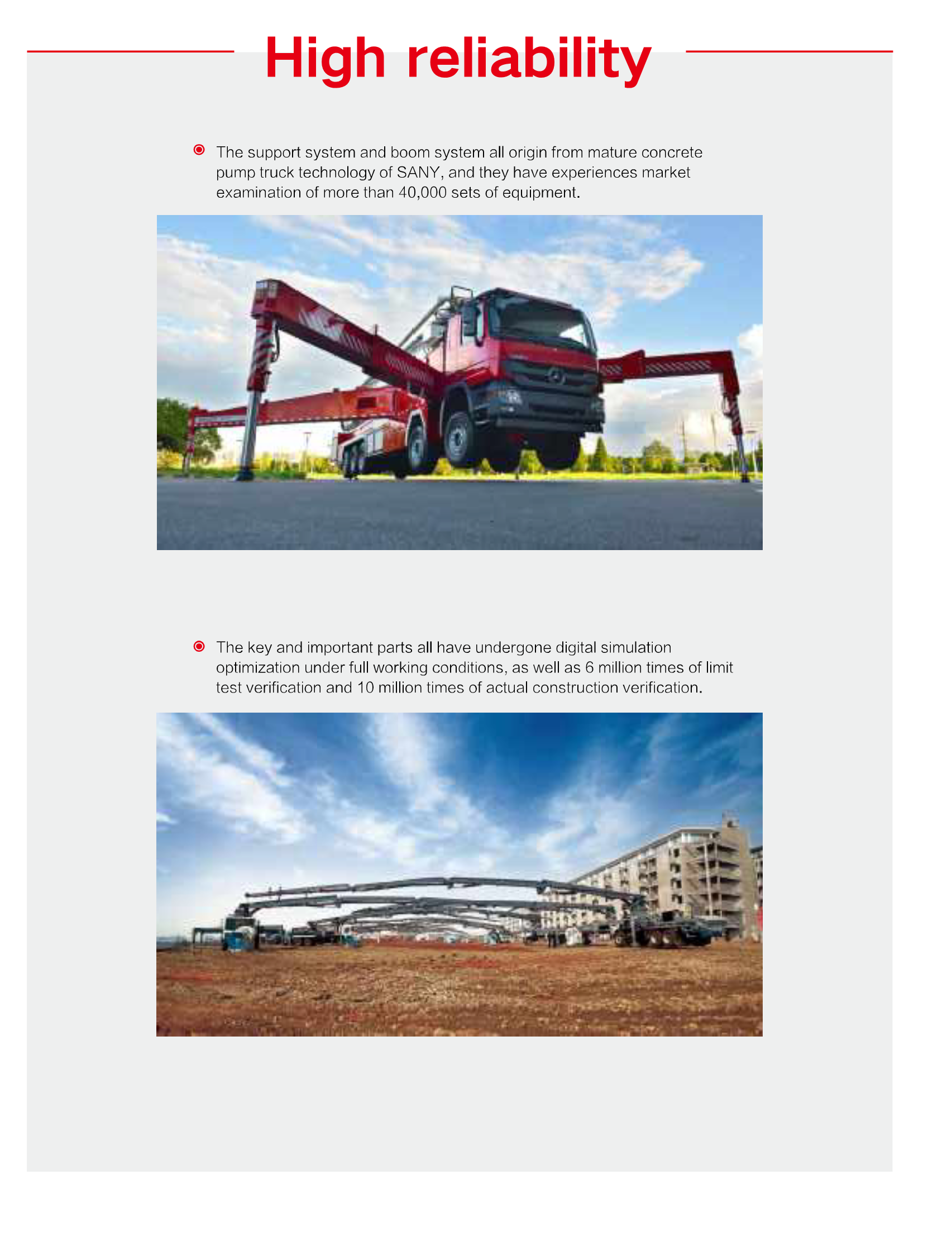 Volve 65m Resce Water Tower Fire Truck