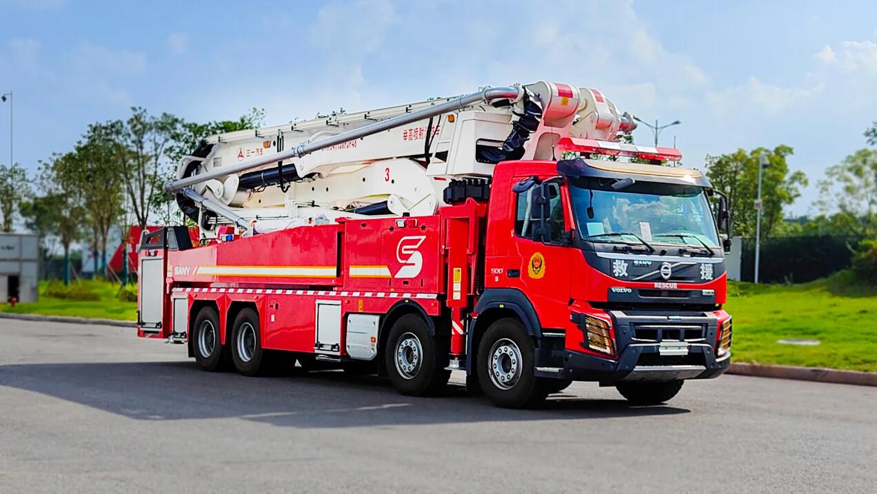 China Water foam tower fire fighting vehicle