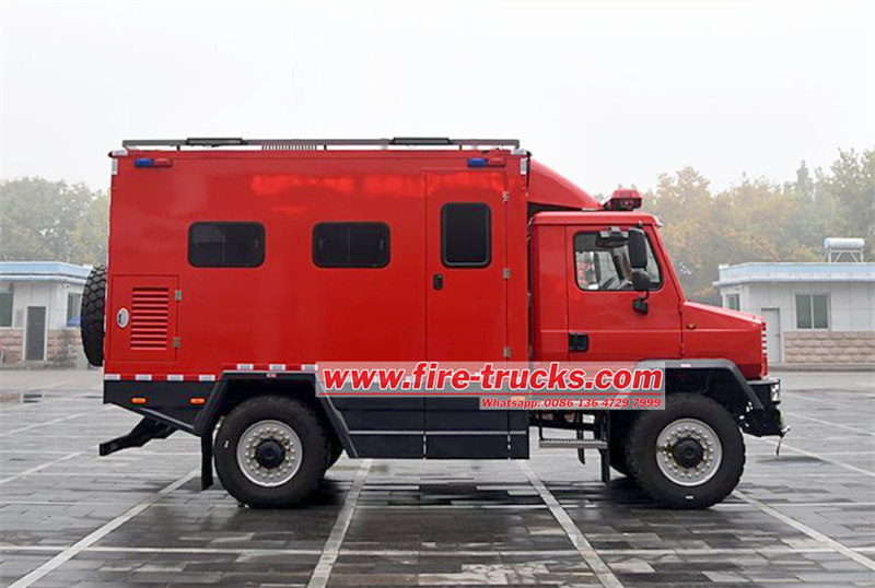 Shacman 4x4 Fire Command Support Truck