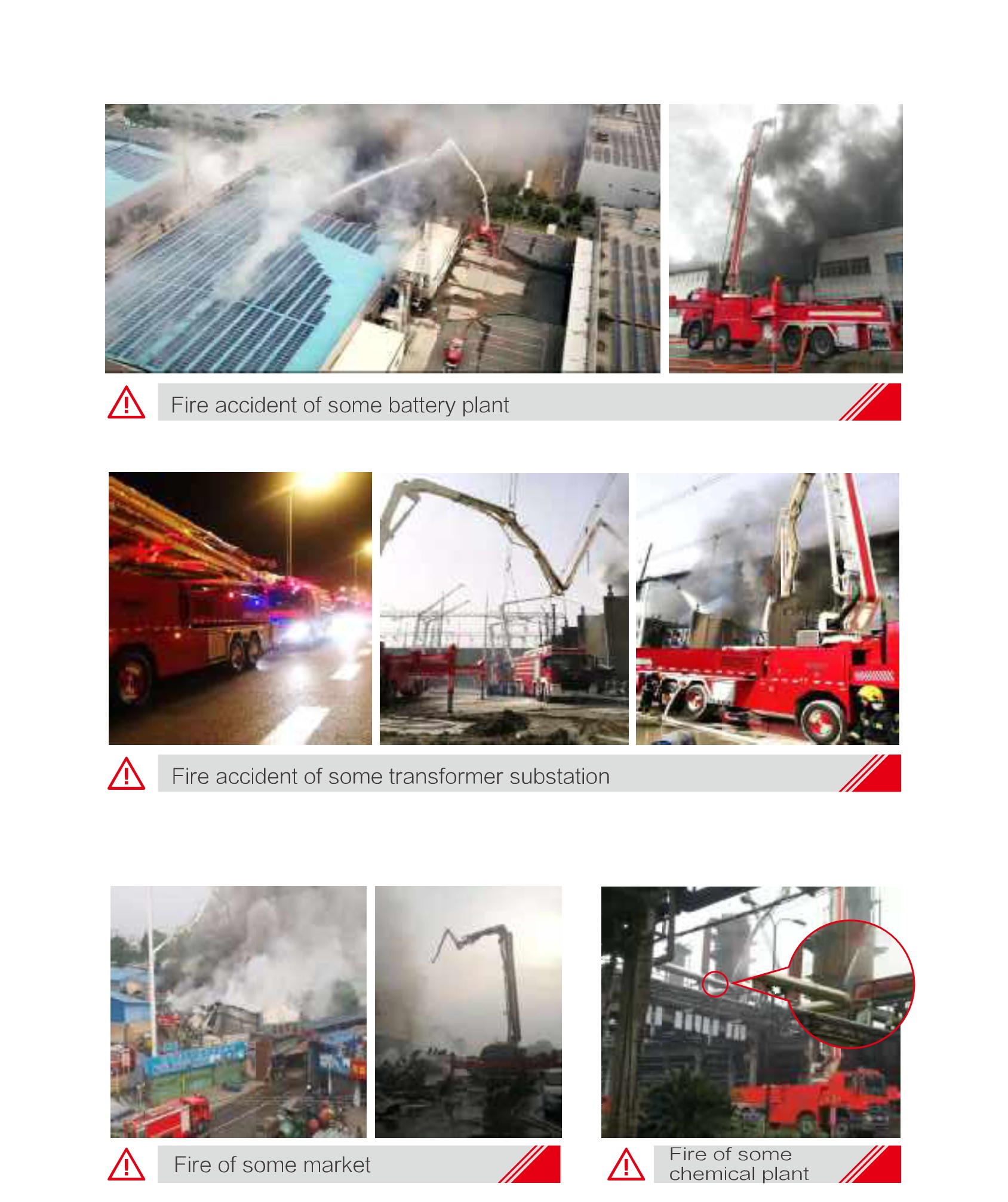 China 56m Water Tower Fire Truck Factory 