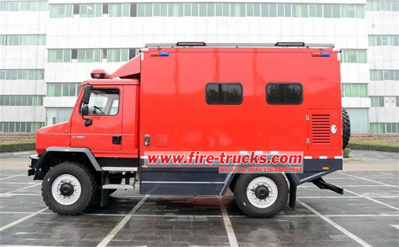 Shacman 4x4 Fire Command Support Truck