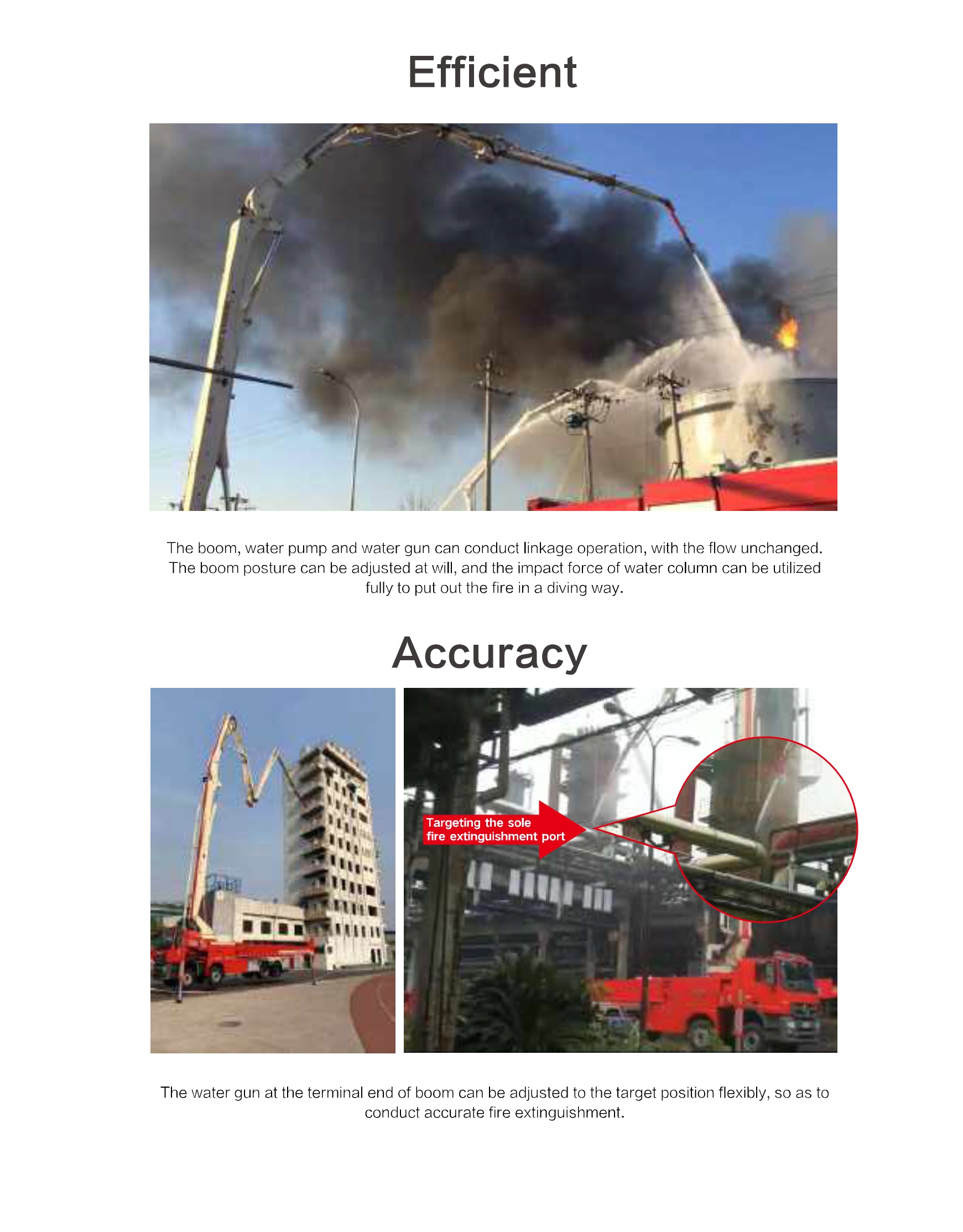 China 56m Water Tower Fire Truck Factory 