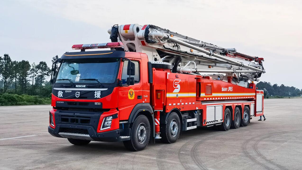 China Water foam tower fire fighting vehicle
