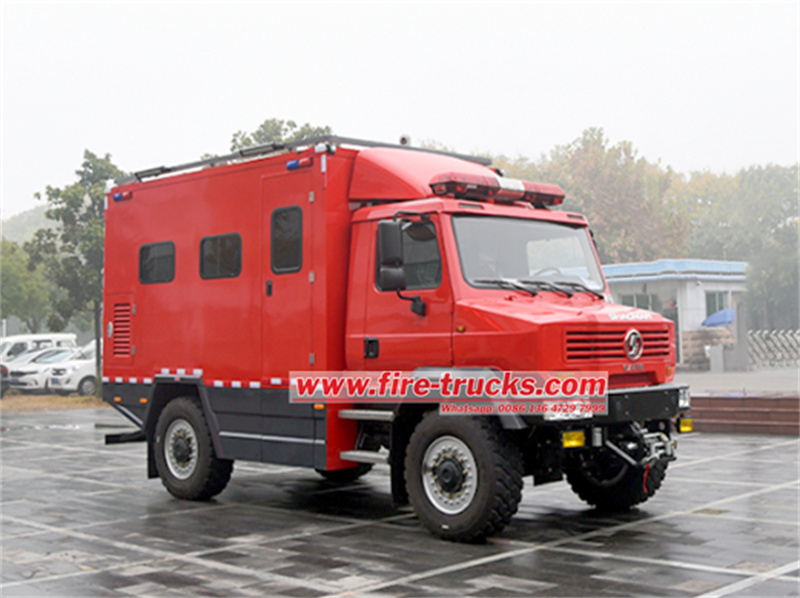 Shacman 4x4 Fire Command Support Truck