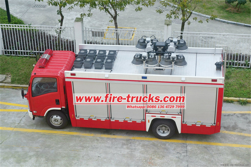 ISUZU NPR fire rescue truck