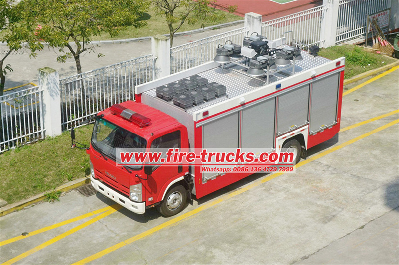 ISUZU NPR fire rescue truck