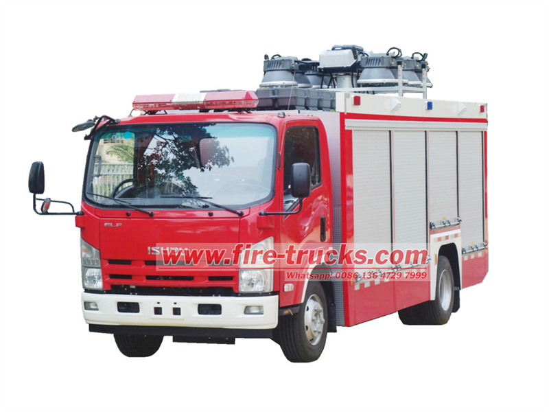 ISUZU NPR fire rescue truck