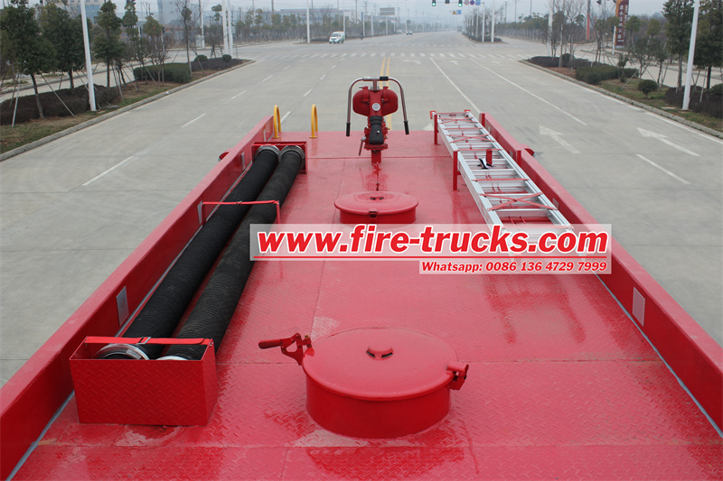 Isuzu 6WG1 engine foam fire tanker vehicle