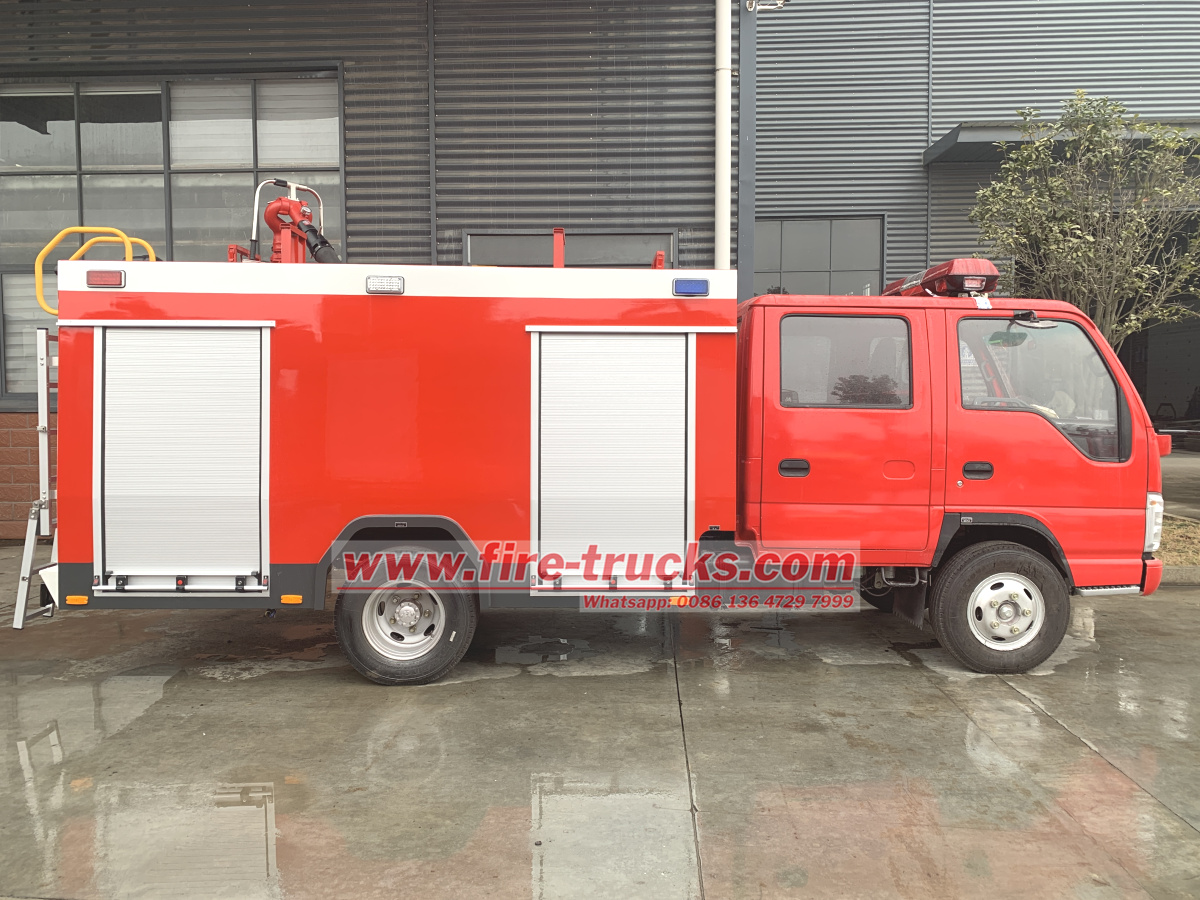 Isuzu water fire engine truck export to Ethiopia
