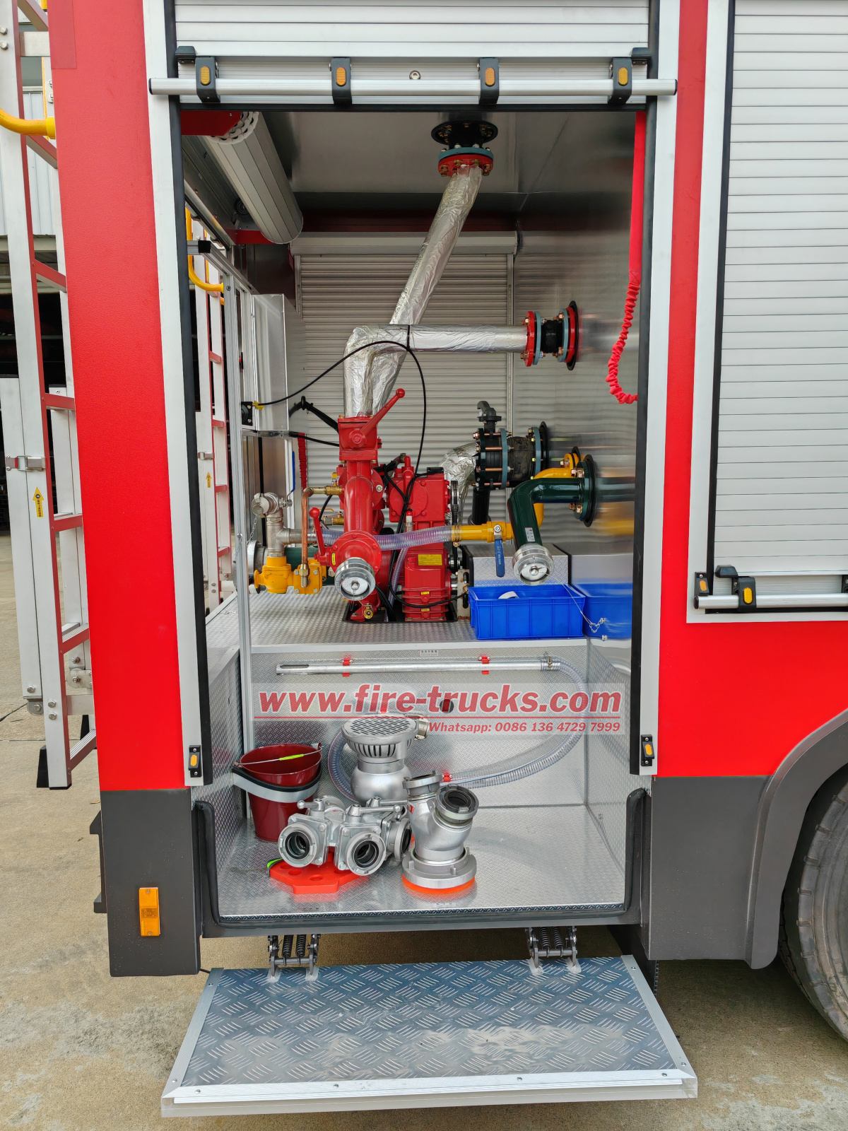 Ethiopia 5units emergency fire truck Isuzu for sale