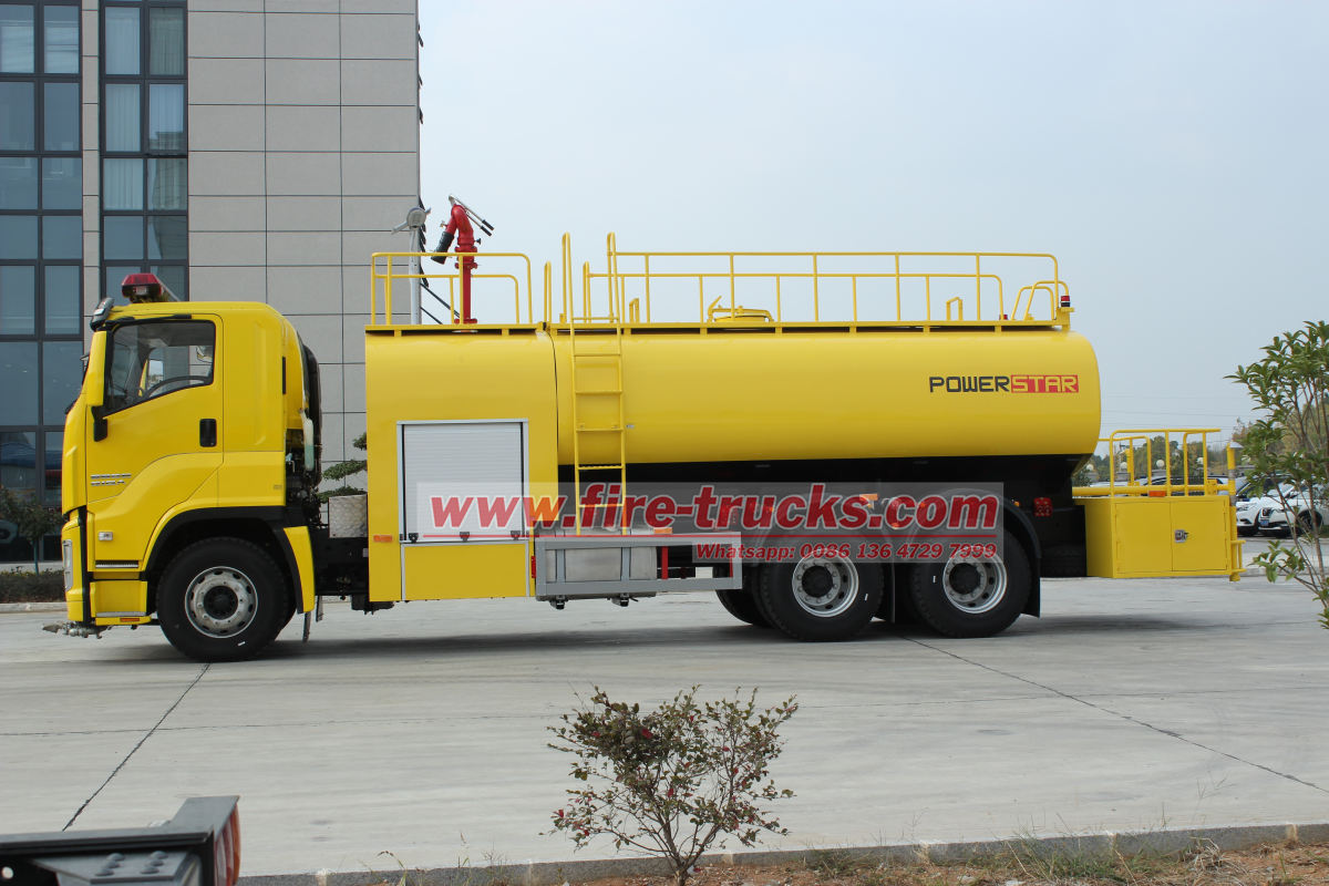 Morocco ISUZU GIGA pumper fire truck 14,000L