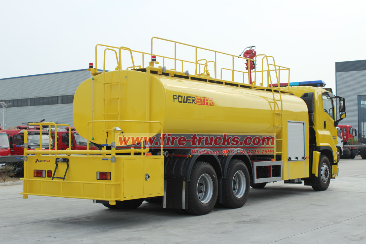 Morocco ISUZU GIGA pumper fire truck 14,000L