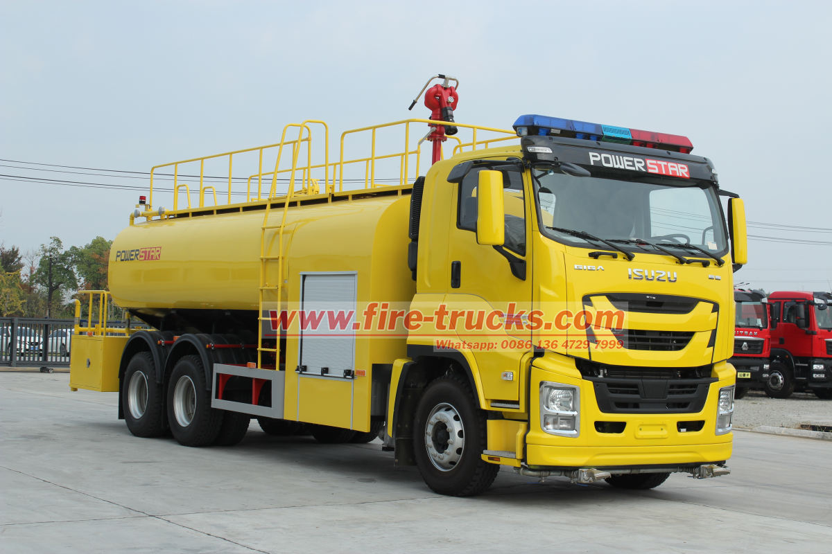 Morocco ISUZU GIGA pumper fire truck 14,000L