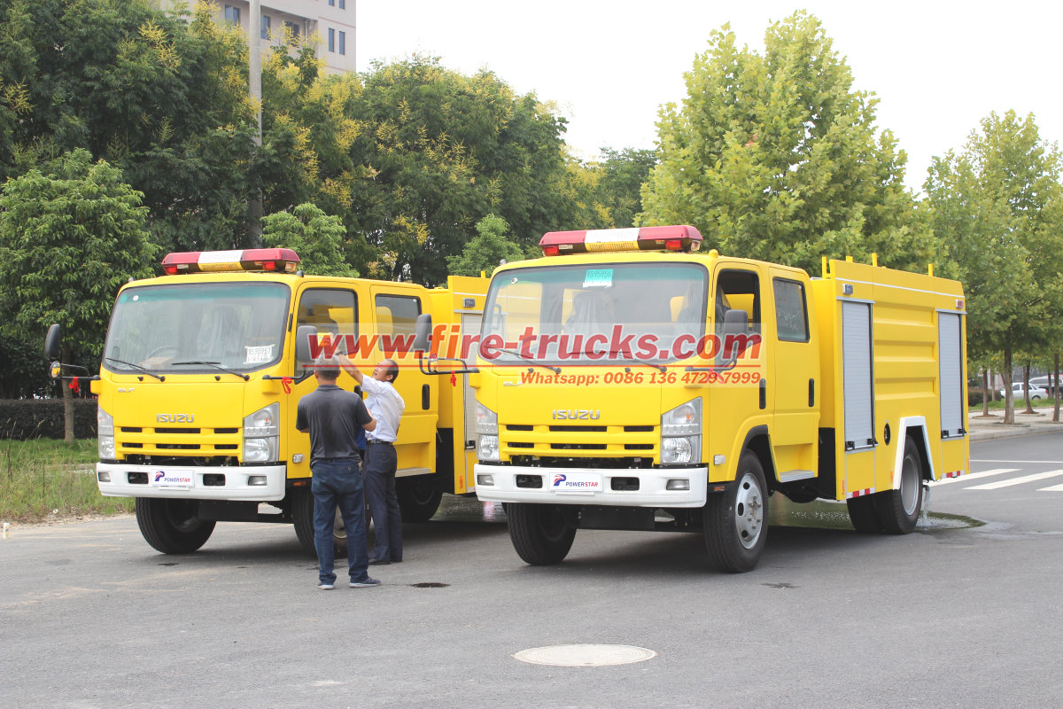 Senegal Isuzu NPR light rescue fire truck