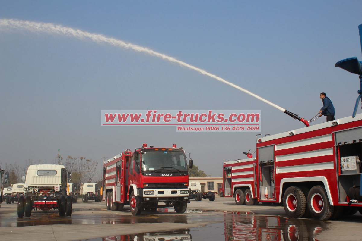 Saudi Arabia custom Isuzu Industrial water fire tender
