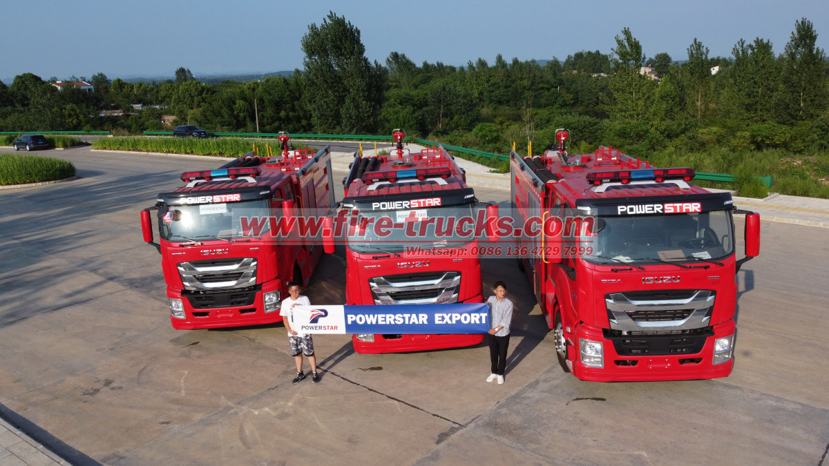 Dominican Republic 3 units GIGA Fire rescue vehicle