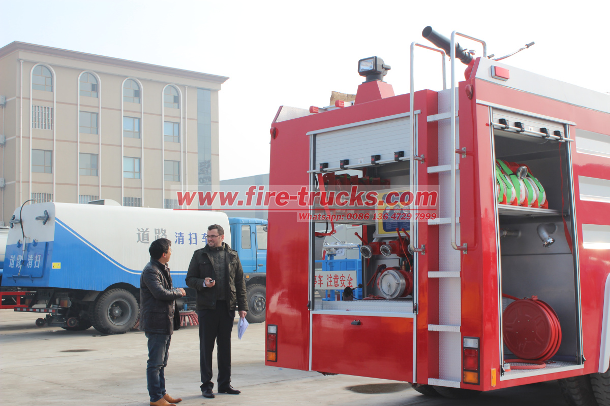 Saudi Arabia custom Isuzu Industrial water fire tender