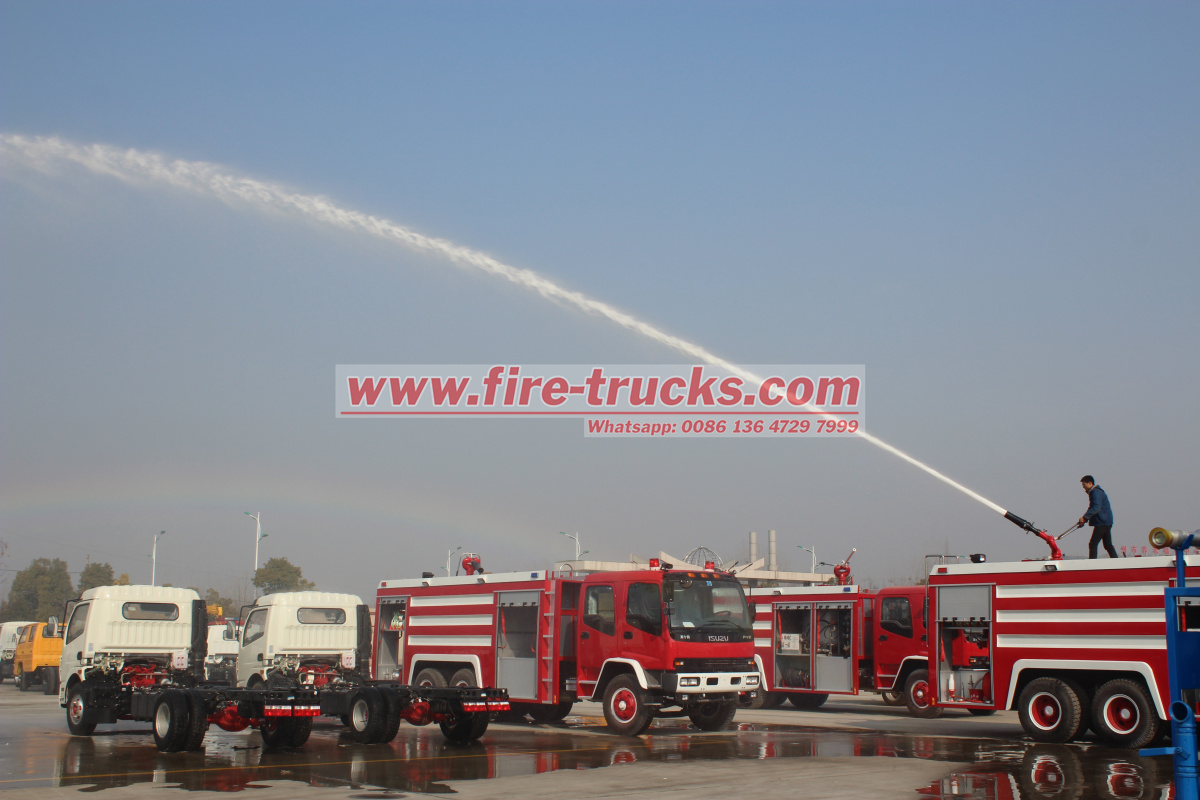 Saudi Arabia custom Isuzu Industrial water fire tender