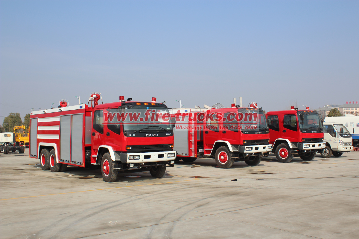 Saudi Arabia custom Isuzu Industrial water fire tender