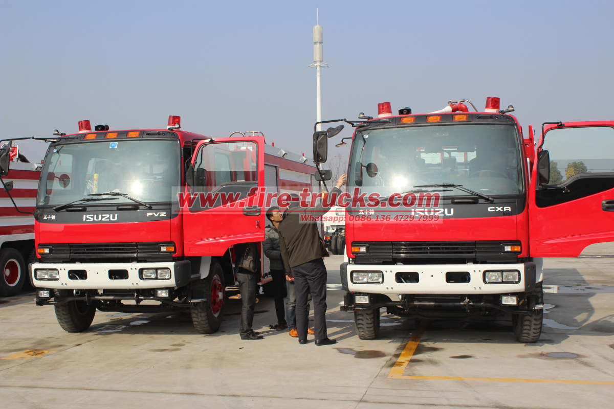 Saudi Arabia custom Isuzu Industrial water fire tender